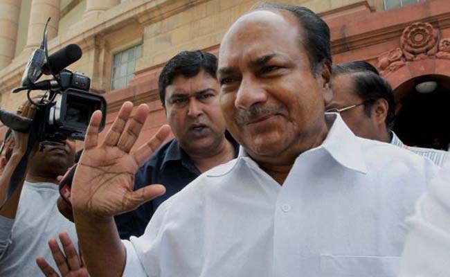 PM Should Break His Silence On Pathankot Attack Congress Leader AK Antony