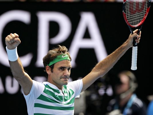 Australia Open Federer Serena advance to semifinal