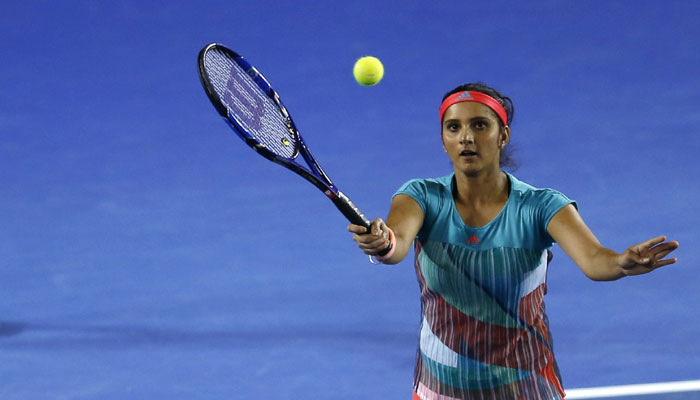 Australian Open 2016 Sania Mirza Ivan Dodig defeat Leander Paes Martina Hingis 7-6 6-3 in quarterfinal