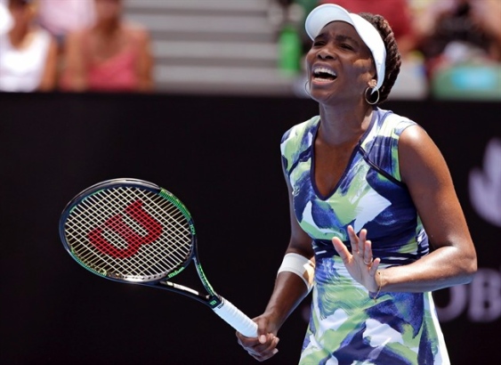 Venus Williams loses to Konta in Australian Open's 1st round