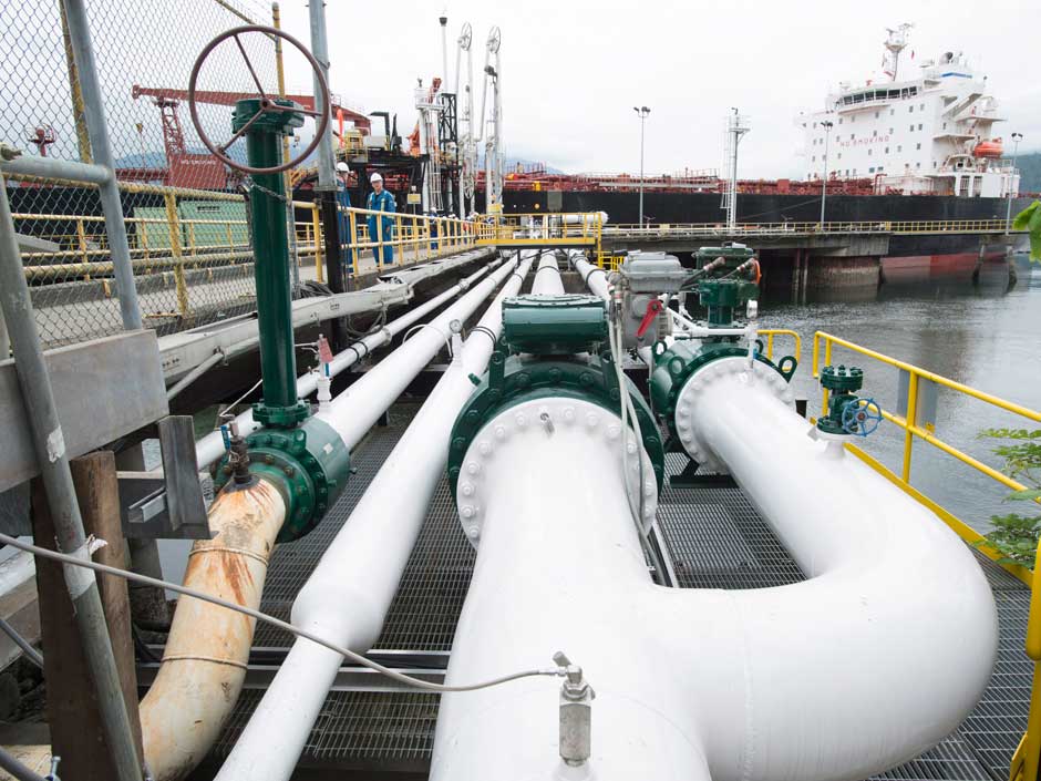 The $6.8 billion Trans Mountain project involves twinning its existing 1,150-kilometre pipeline from the Alberta oilsands to its terminal in Burnaby to increase pipeline capacity to 890,000 barrels a day from 300,000