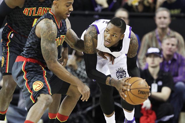 Kings douse fiery Hawks rally to earn fourth straight victory and snap Atlanta's 3-game win streak