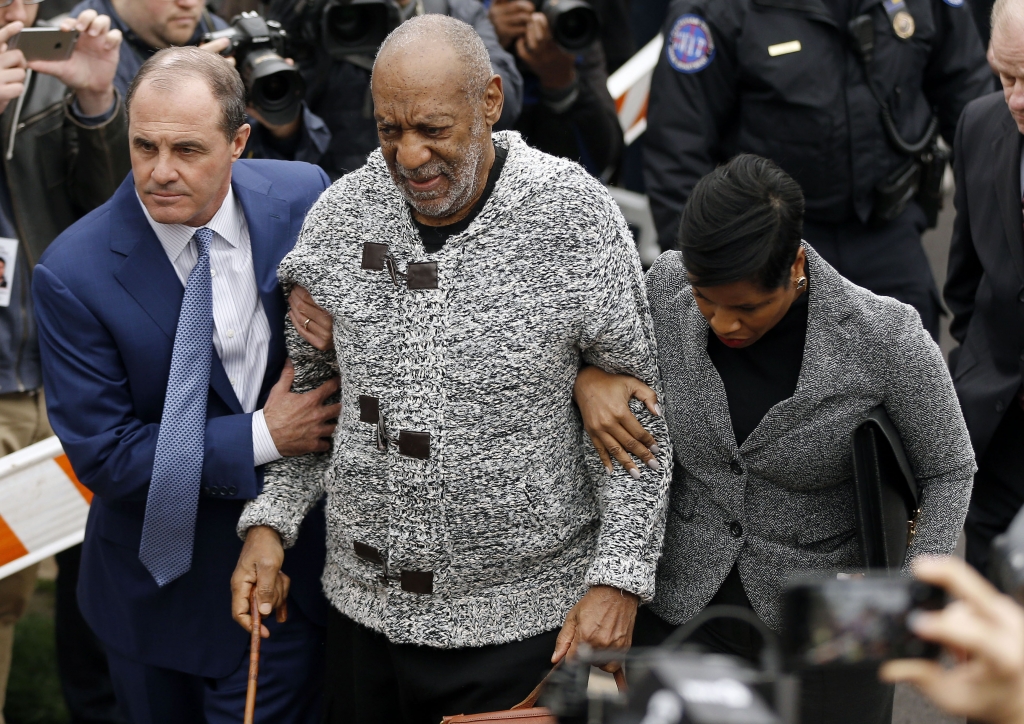 Bill Cosby arrives at court to face a felony charge of aggravated indecent assault Wednesday Dec. 30 2015 in Elkins Park Pa. Cosby was charged Wednesday with drugging and sexually assaulting a woman at his home 12 years ago