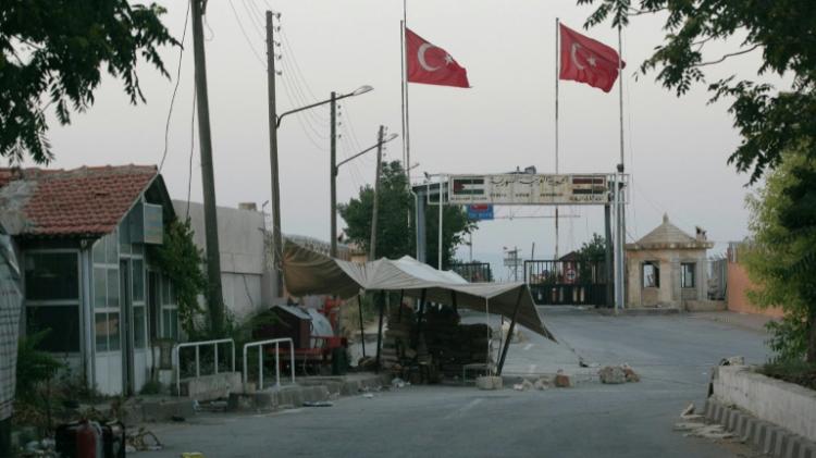 Le poste-frontière d'Oncupinar avec la Syrie près de Kilis le 22 juillet 2012