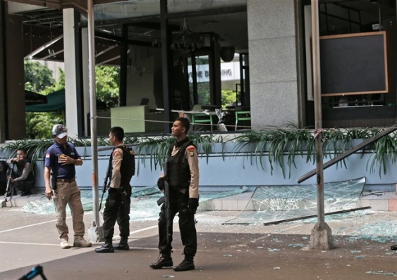 Massive explosion, gunfire heard in Indonesian capital of Jakarta