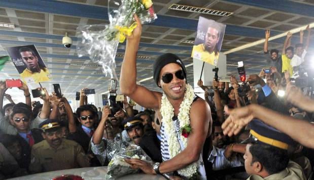 Legendary Brazilian footballer Ronaldinho arrives in Kerala ahead of Nagjee Cup relaunch