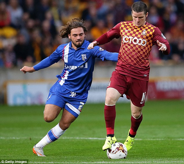 Bristol City have made a £1million move for Gillingham's 22-year-old midfielder Bradley Dack