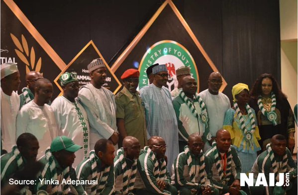 Buhari rewards 1985 Golden Eaglets, others