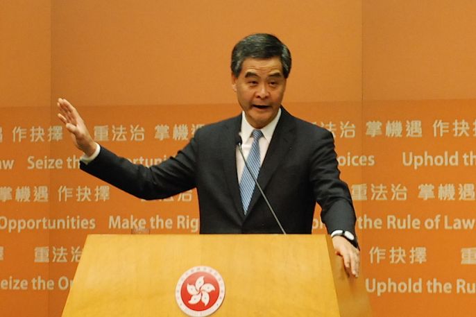 CY Leung 2015 policy address