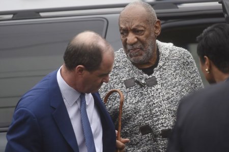 Actor and comedian Bill Cosby arrives for his arraignment on sexual assault charges at the Montgomery County Courthouse in Elkins Park Pennsylvania