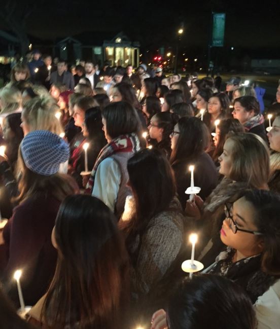 Candlelight Vigil for Sara Mutschlechner