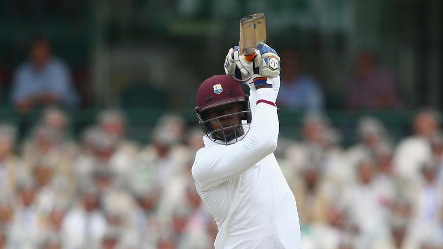 Carlos Brathwaite struck four sixes and seven fours in his innings