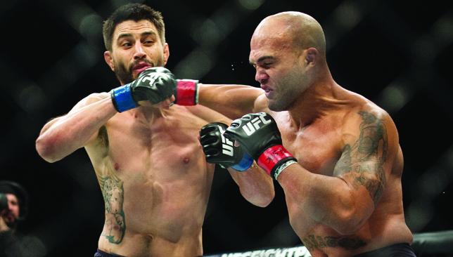 Robbie Lawler held onto his welterweight belt fight after a gruelling fight