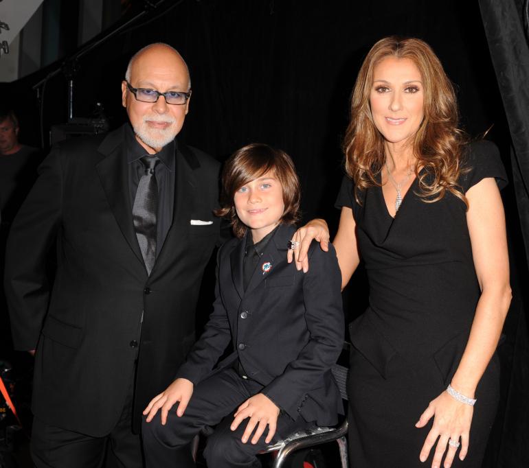 Celine Dion Rene Angelil René-Charles