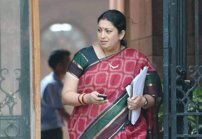 Irani hits back at rivals dismisses resignation demand