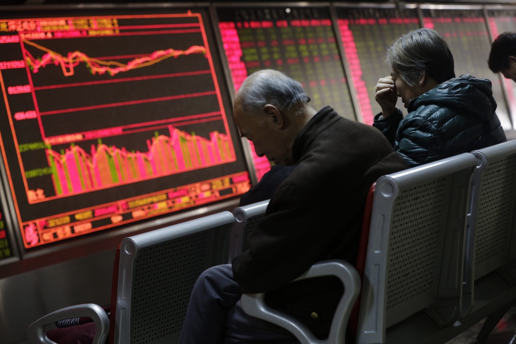 Asia shares fall again need China support