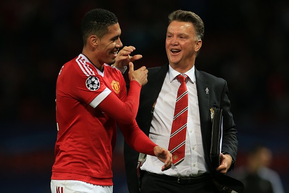 Chris Smalling shares a good relationship with manager Louis van Gaal