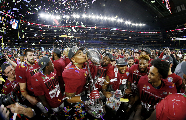 Television ratings for the CFP semifinals saw a significant drop