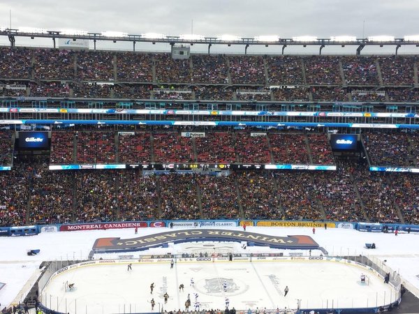 Patriots embrace Winter Classic, then head to warm South