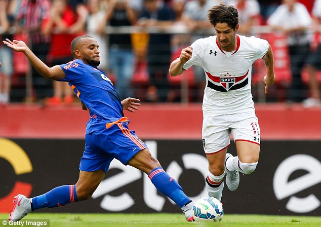 Corinthians striker Alexandre Pato will be available for free when his contract expires in December