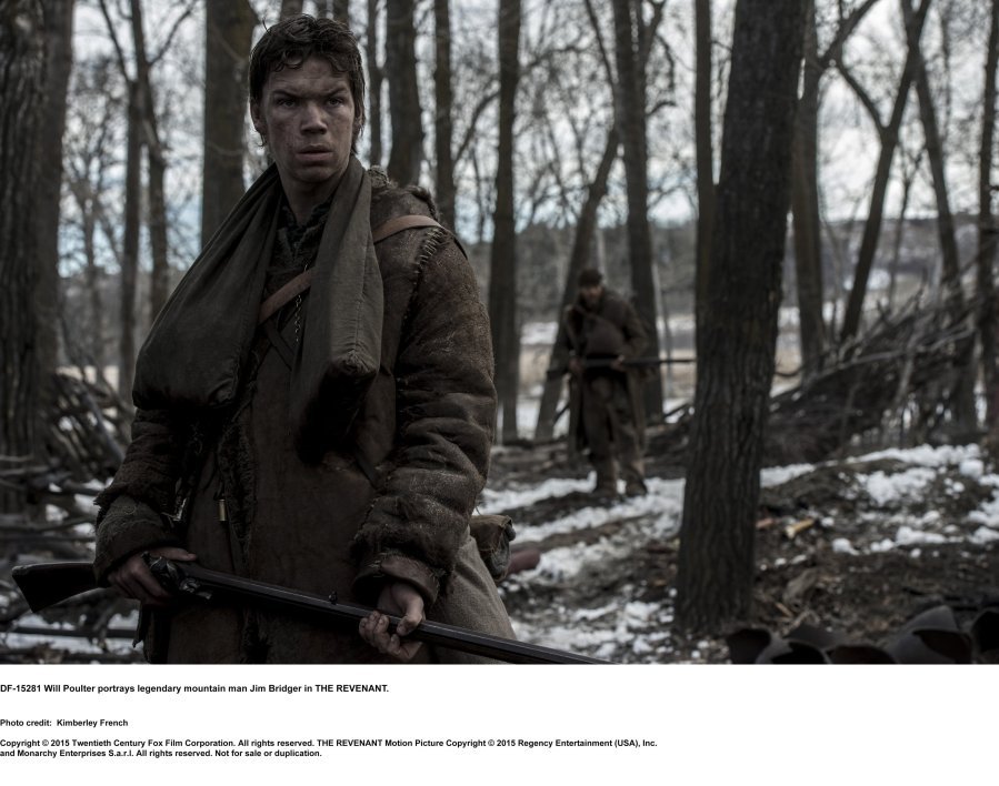 Credit Kimberlely French           Will Poulter portrays legendary mountain man Jim Bridger in the REVENANT