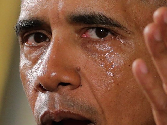 President Obama Speaks In The East Room Of White House On Efforts To Reduce Gun Violence