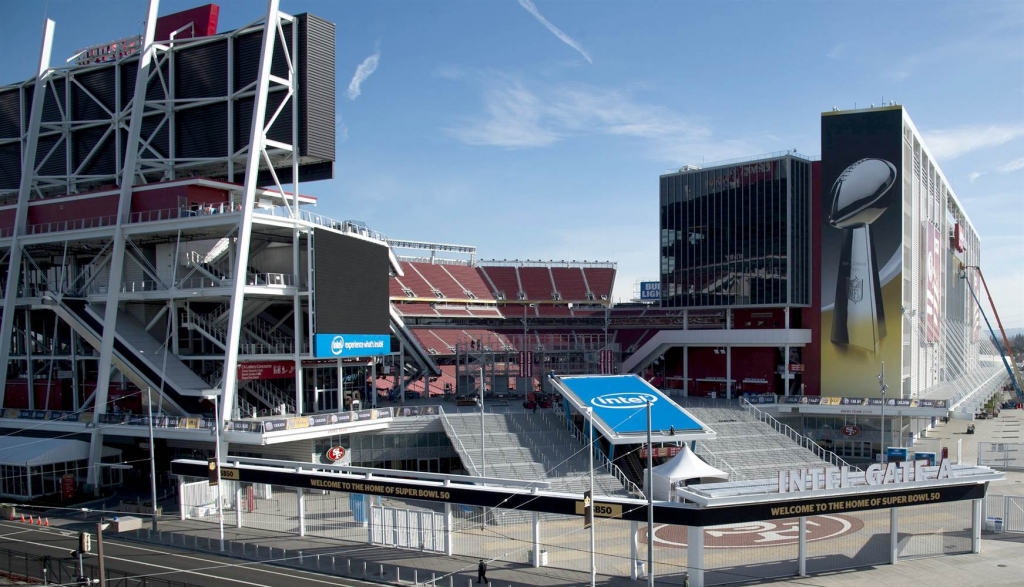 Image Super Bowl 50 preparations at Levi's Stadium