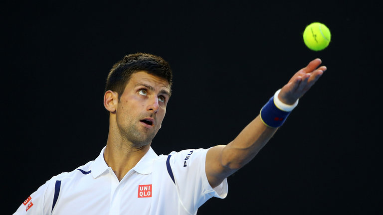 Novak Djokovic edged Gilles Simon in five-set thriller