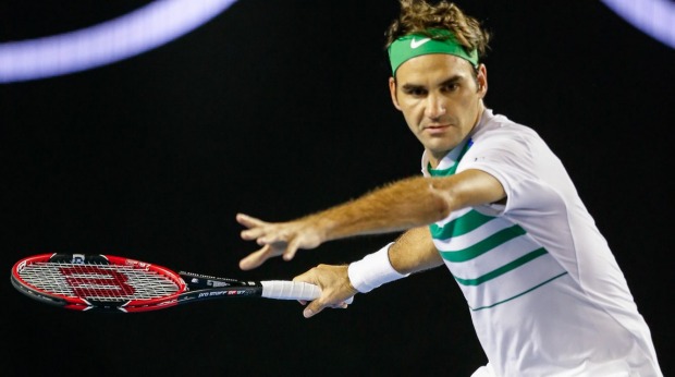 Drive Roger Federer felt he struggled but still managed to easily dismiss Grigor Dimitrov