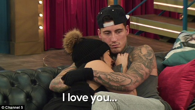 Dropping the'L bomb Celebrity Big Brother's Stephanie Davis has told Jeremy Mc Connell she loves him