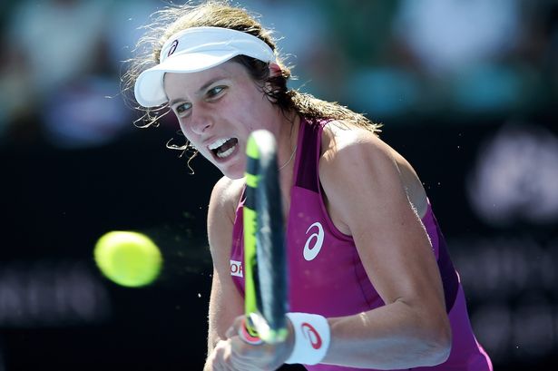 EPA

Blow Konta has played the tournament of her career