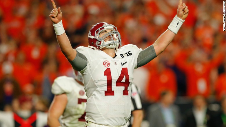 ESPN saw a big drop from last year's record-setting College Football Playoff title game