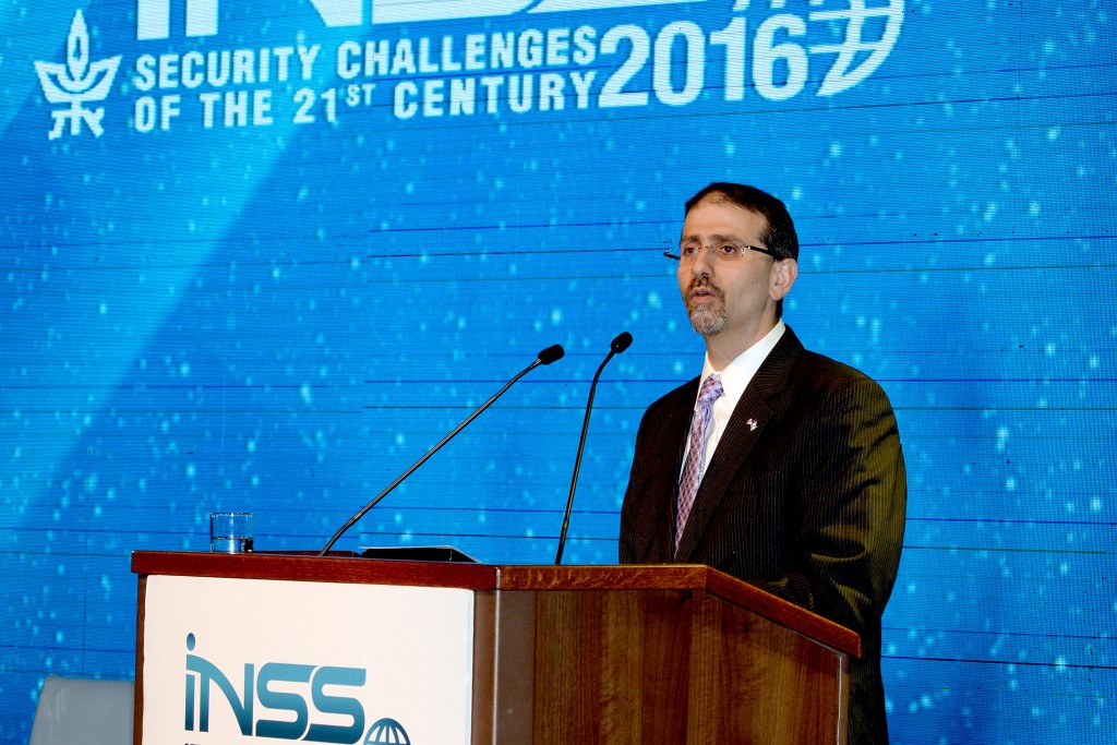 U.S. Ambassador Dan Shapiro addressing the 9th Annual International Conference of the Institute for National Security Studies in Tel Aviv on Monday