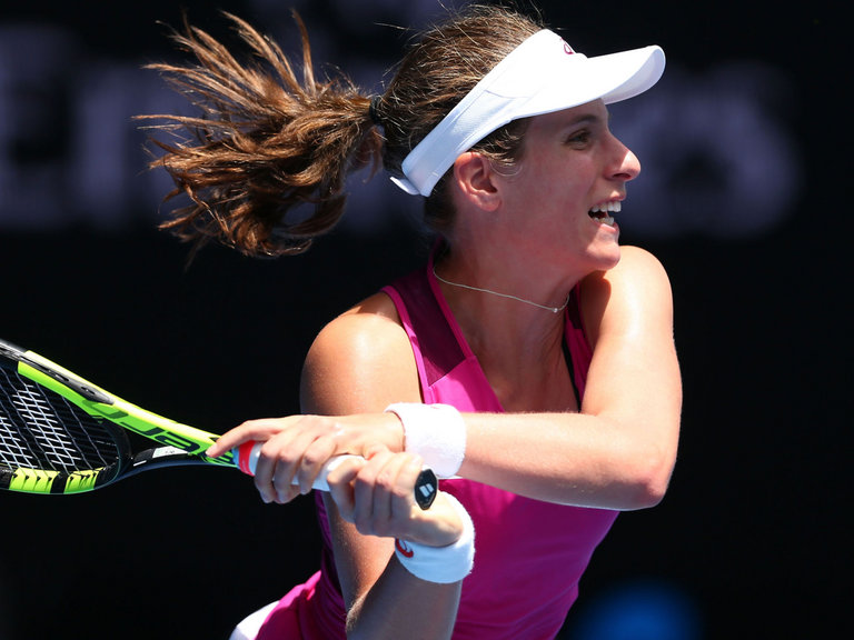 Johanna Konta reaches the third round at the Australian Open