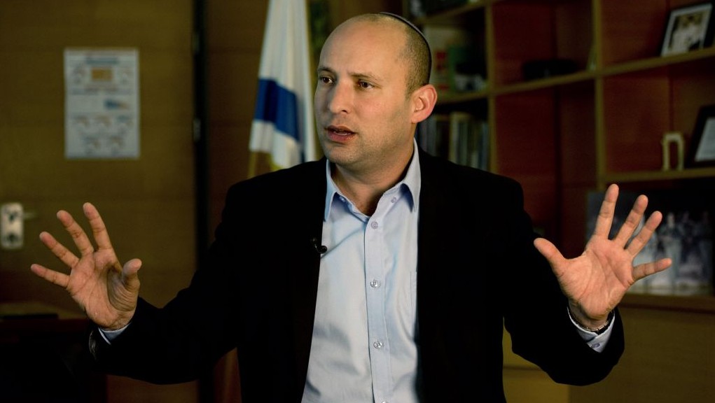 Education Minister Naftali Bennett leader of the Jewish Home party