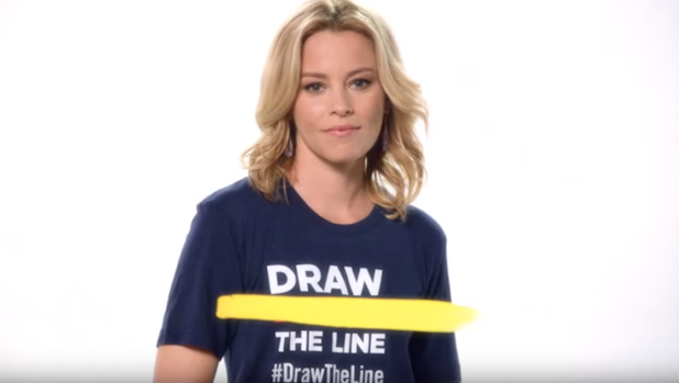 Elizabeth Banks appears in the Center for Reproductive Rights video