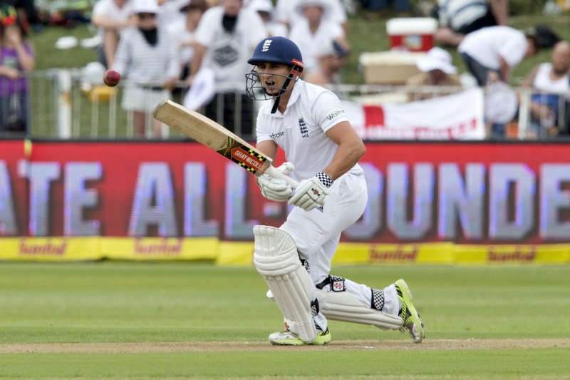 England's James Taylor plays a shot during the first cricket test match against South Africa in Durban South Africa