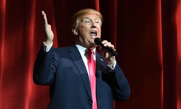 Trump at Jan. 21 2015 sportsmen's event in Las Vegas