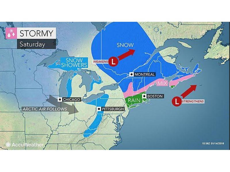 Rain Snow Showers Possible for MLK Jr. Holiday Weekend in Glastonbury