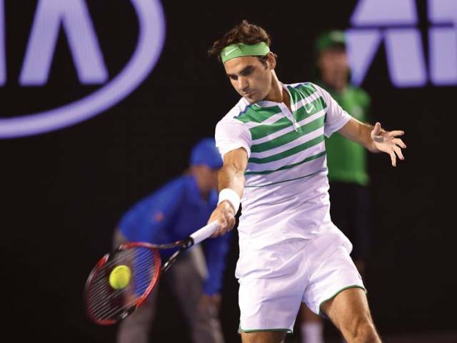 Four-time champion Federer sealed the match with an imperious forehand to set up a clash with another young gun in Belgian David Goffin