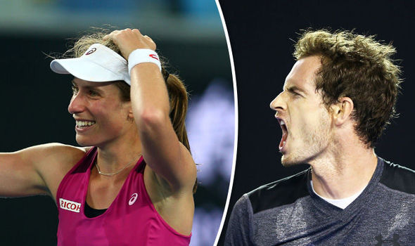 Johanna Konta Andy Murray