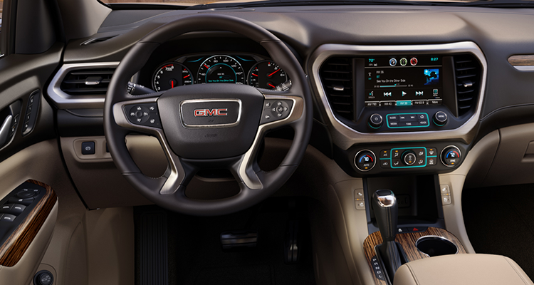 2017 GMC Acadia SUV interior