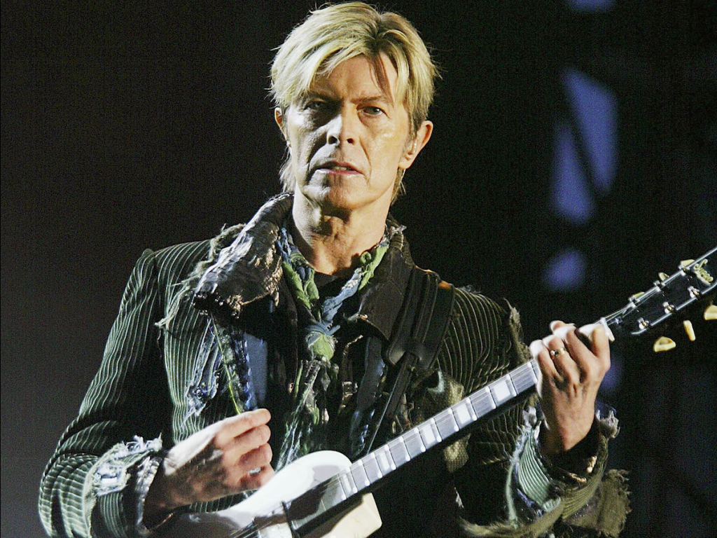 Getty Images David Bowie at the Wight Festival in 2004