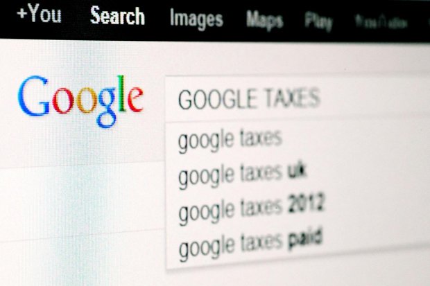 A google search for ‘Google taxes