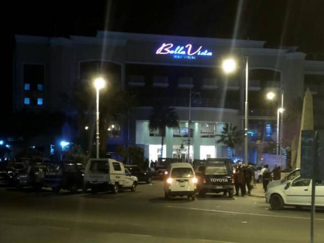 Egypt says two Austrians and a Swede were wounded when knife-wielding assailants stormed the Bella Vista hotel in the Red Sea resort of Hurghada