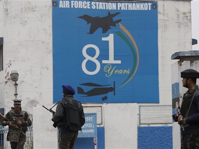 At least 1 gunman still remains at Indian air force base