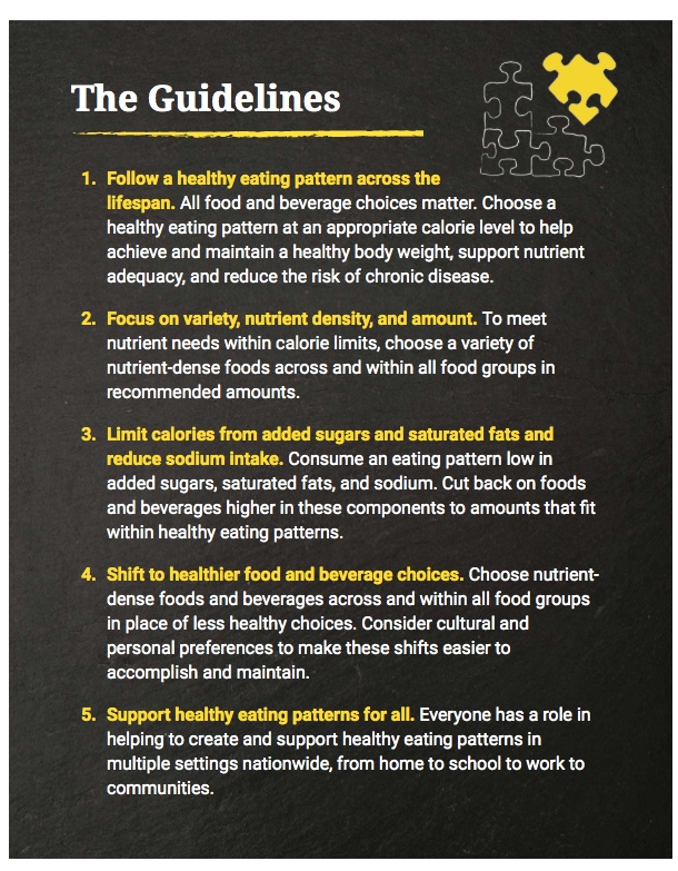 After months of debate and political pressure the federal government is out with an updated set of dietary guidelines to try to help Americans eat healthier