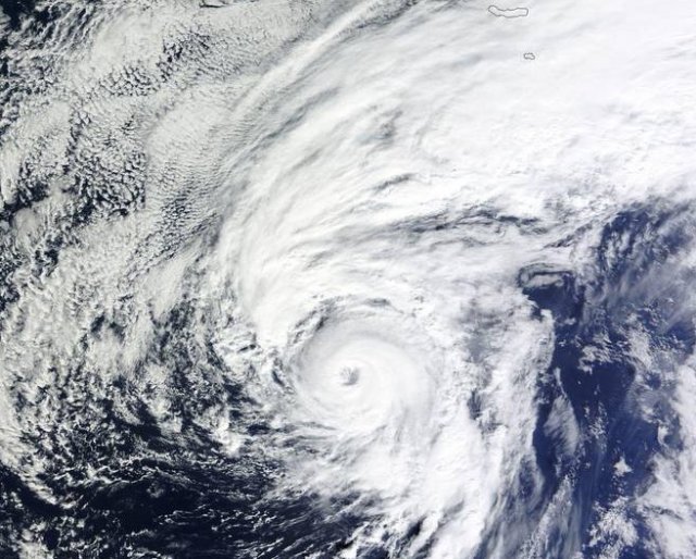 Hurricane Alex as observed by NASA's MODIS satellite at 10:30am ET