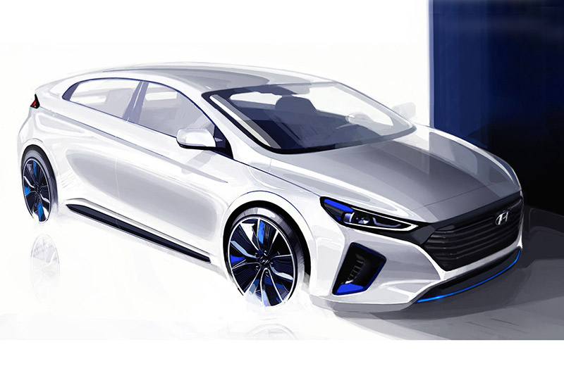 Hyundai offers inside view of Ioniq