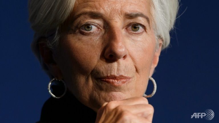 IMF Managing Director Christine Lagarde during a session at the World Economic Forum in Davos on Jan 20 2016